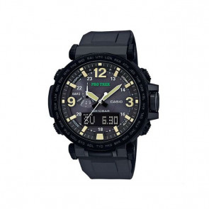 Correa de reloj Casio 5497 PRG-600-1 / 10631620 Plástico Negro 24mm